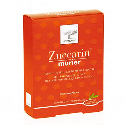 NEW NORDIC Zaccarin murier (bo&icirc;te 120 comprim&eacute;s)