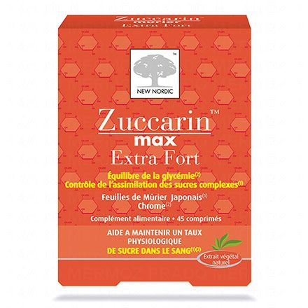 NEW NORDIC Zaccarin murier extra fort 45 comprim&eacute;s
