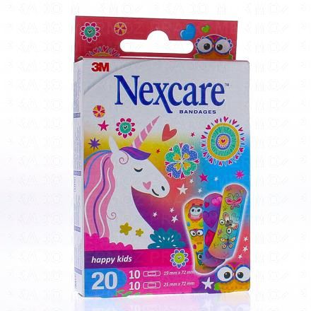 NEXCARE Pansements Happy Kids (20 pansements licorne)