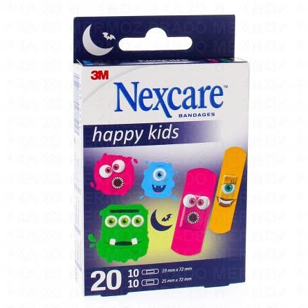 NEXCARE Pansements Happy Kids (20 pansements montres)