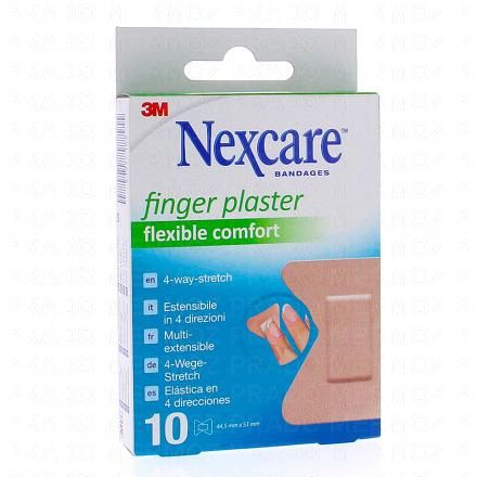 NEXCARE Pansements multi-extensibles finger plaster x10