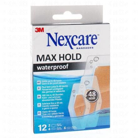 NEXCARE Waterproof Max Hold 12 pansements