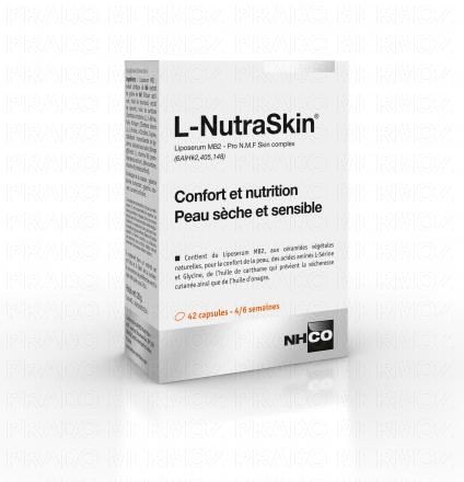 NHCO Dermatologie - L-Nutraskin confort et nutrition peau s&egrave;che et sensible x42 capsules