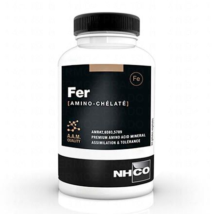 NHCO Min&eacute;raux amino-chelates - Fer 7mg (84 g&eacute;lules)
