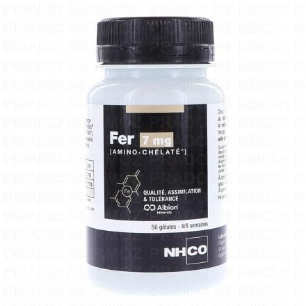NHCO Min&eacute;raux amino-chelates - Fer 7mg (56 g&eacute;lules)