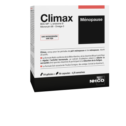 NHCO Sant&eacute; - Climax M&eacute;nopause 56 g&eacute;lules + 56 capsules marines