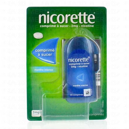 NICORETTE Comprimé à sucer 2 mg Goût menthe (20 comprimés x 1)