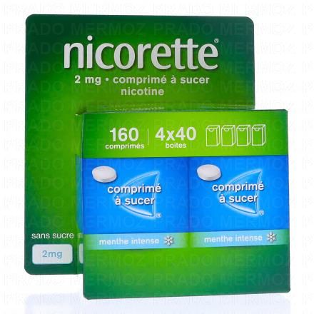 NICORETTE Menthe Intense 2mg (x160 comprimés à sucer)