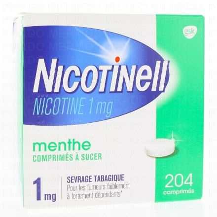 NICOTINELL NICOTINELL menthe 1mg Boîte de 204 comprimés