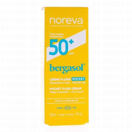 NOREVA Bergasol Crème Fluide Invisible SPF50+ (30ml pocket)