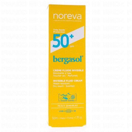 NOREVA Bergasol Crème Fluide Invisible SPF50+ (50ml)