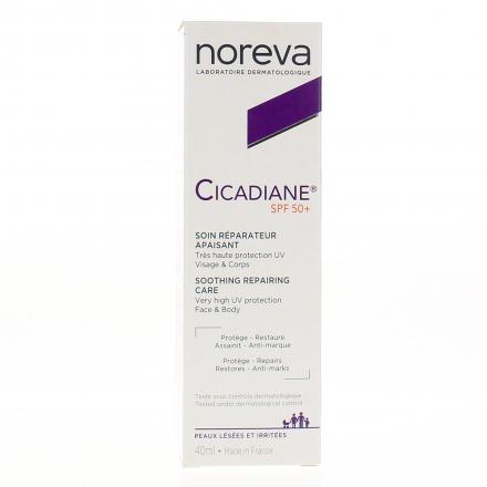 NOREVA Cicadiane soin r&eacute;parateur apaisant SPF 50+ tube 40 ml