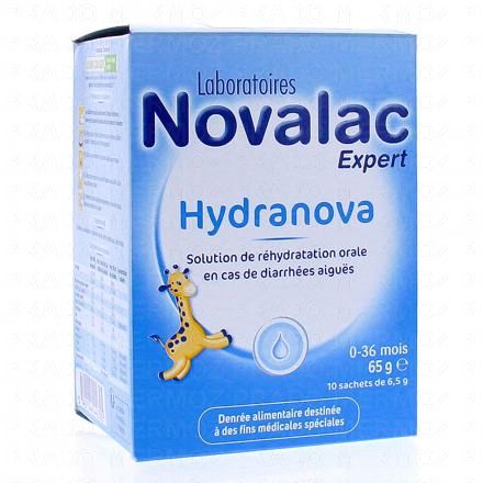NOVALAC Expert Hydranova Solution de réhydratation oral 0-36mois 65g