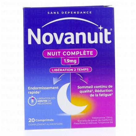 NOVANUIT Nuit Complète 1.9mg (x20 comprimés)