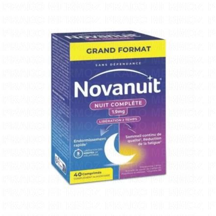 NOVANUIT Nuit Compl&egrave;te 1.9mg (x40 comprim&eacute;s)