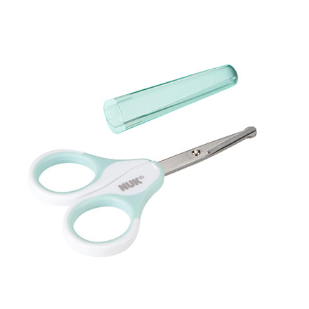 NUK Ciseaux bout rond avec &eacute;tui