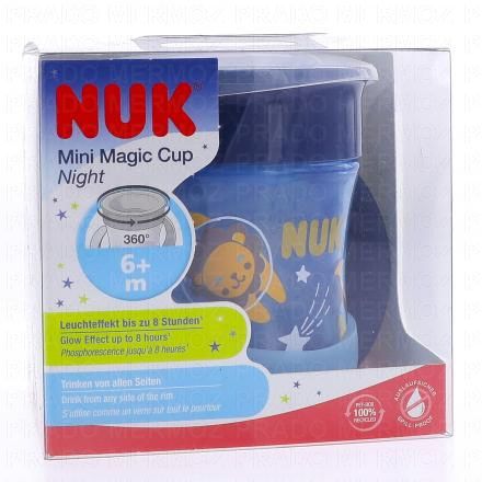 NUK Mini Magic Cup Night 160 ml 6 Mois et + (bleu)