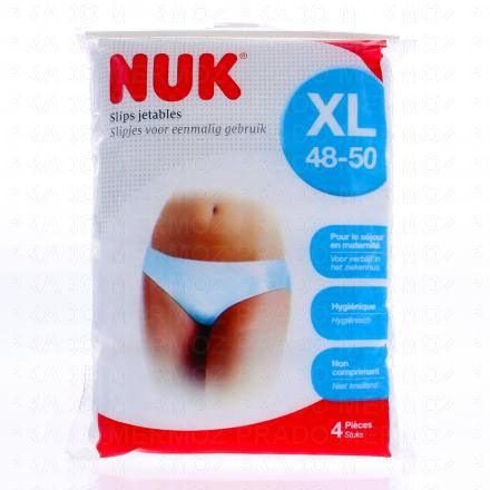 NUK Slips jetables 4 pi&egrave;ces (taille xl (48-50))