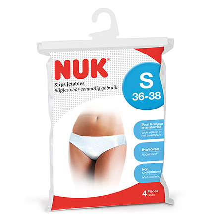 NUK Slips jetables 4 pi&egrave;ces (taille s (36-38))