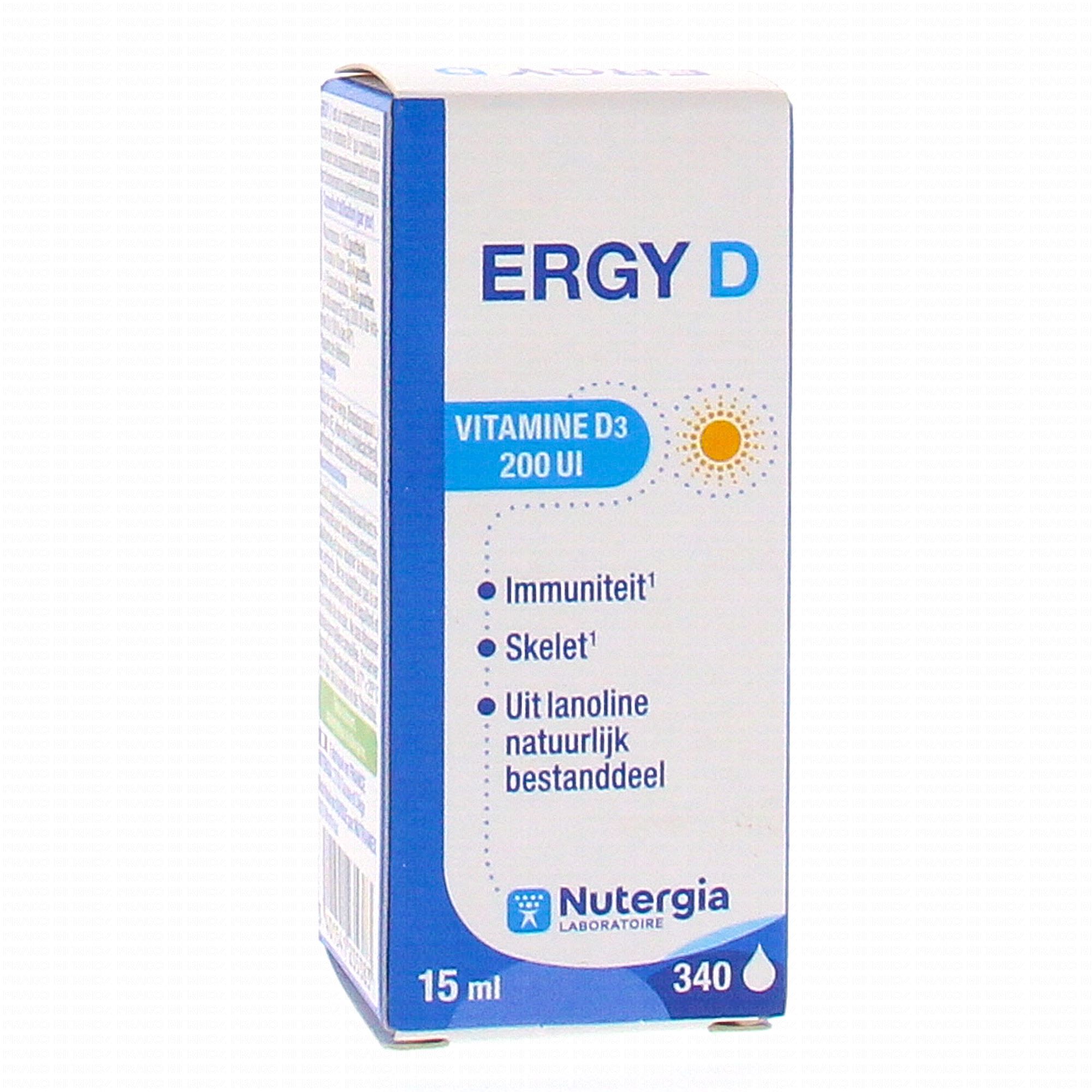 NUTERGIA Ergy D vitamine D3 flacon 15ml