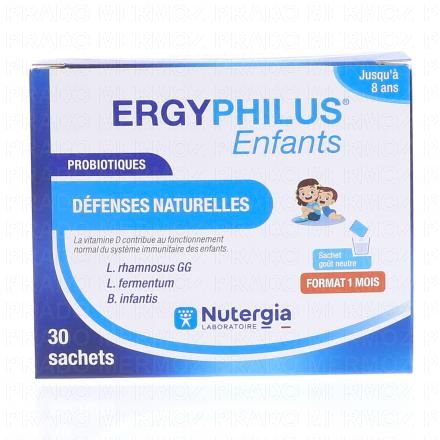 NUTERGIA Ergyphilus Enfants - Probiotiques Défenses naturelles (x30 sachets)