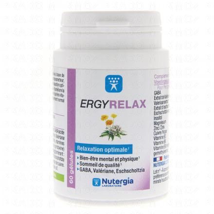NUTERGIA Ergyrelax relaxation optimale 60 g&eacute;lules