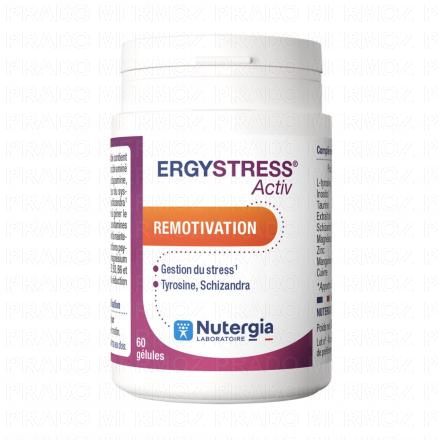 NUTERGIA Ergystress Activ remotivation (nouvelle formule) x60 g&eacute;lules