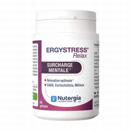 NUTERGIA Ergystress Relax Surcharge mentale x60 g&eacute;lules