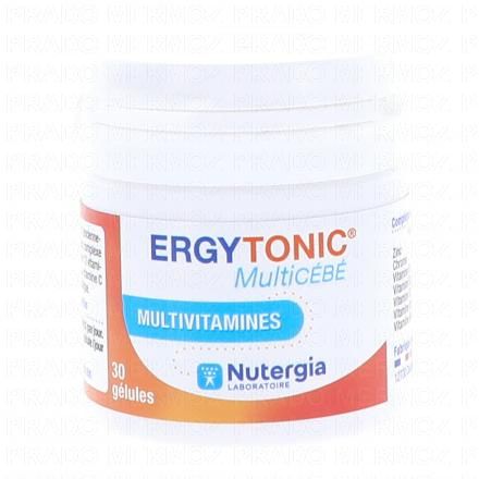 NUTERGIA Ergytonic Multic&eacute;b&eacute; Multivitamines (x30 g&eacute;lules)