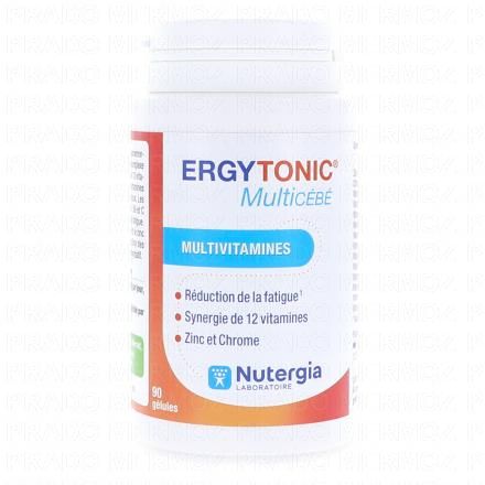 NUTERGIA Ergytonic Multic&eacute;b&eacute; Multivitamines (x90 g&eacute;lules)