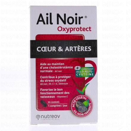 NUTREOV Ail Noir OxyProtect coeur et art&egrave;res x30 comprim&eacute;s