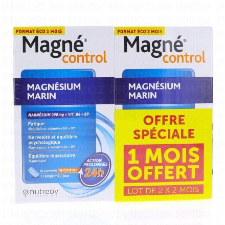 NUTREOV Magn&eacute; Control (lot de 2 x 60 comprim&eacute;s)