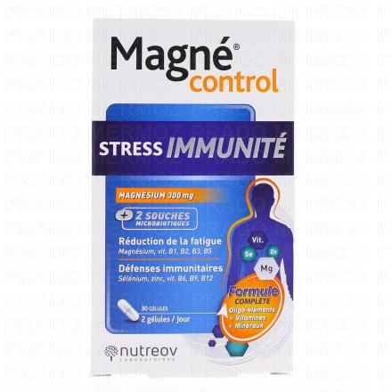NUTREOV Magn&eacute; Control Stress Immunit&eacute; x30 G&eacute;lules