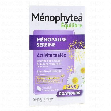NUTREOV M&eacute;nophytea &Eacute;quilibre - M&eacute;nopause Sereine x30 Comprim&eacute;s