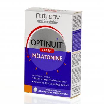 NUTREOV Optinuit flash m&eacute;latonine 30 comprim&eacute;s.
