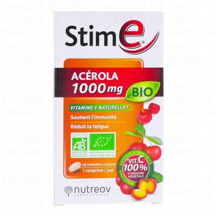 NUTREOV Stim E Ac&eacute;rola 1000mg BIO 28 Comprim&eacute;s