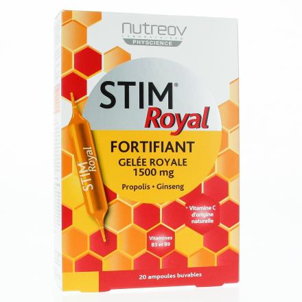 NUTREOV Stim Royal Fortifiant ampoules buvables x 20