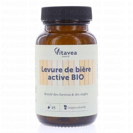 VITAVEA Levure de Bi&egrave;re bio x45 g&eacute;lules