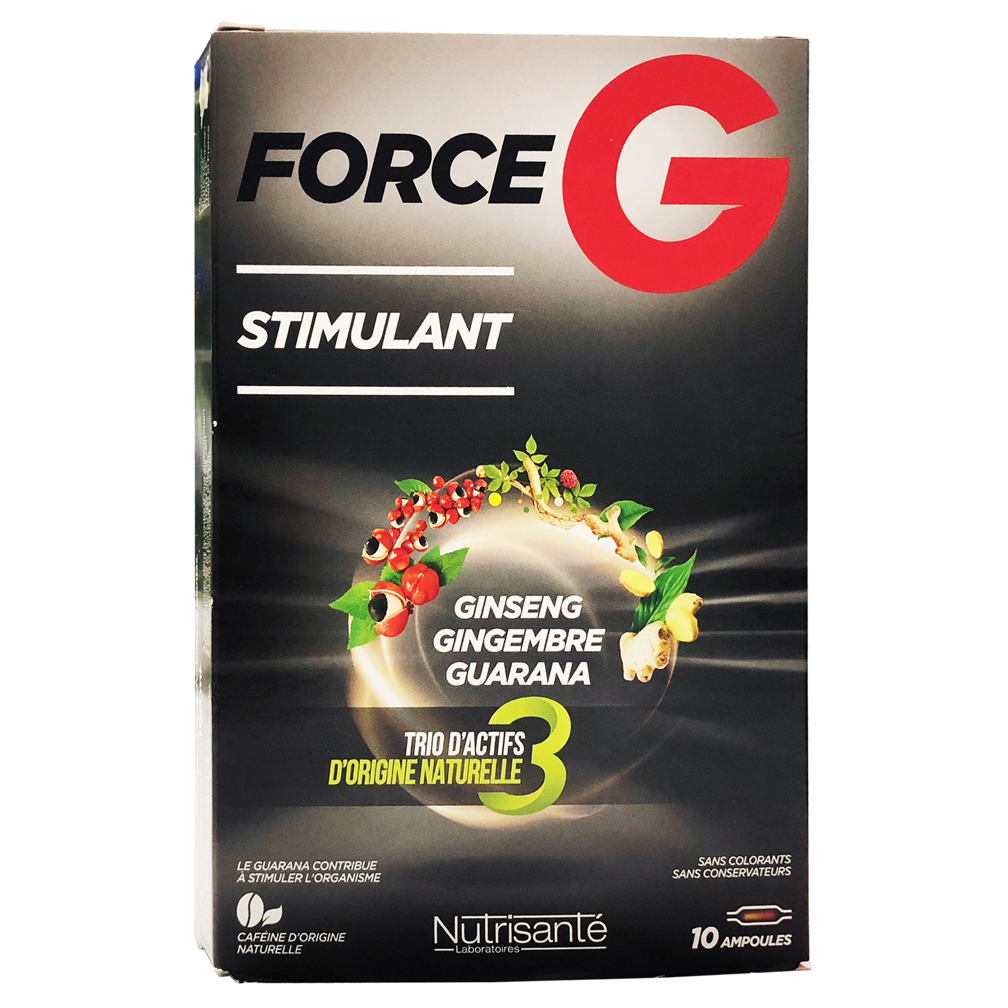 NUTRISANTE Force G Stimulant 10 ampoules Nutrisanté Pharmacie en