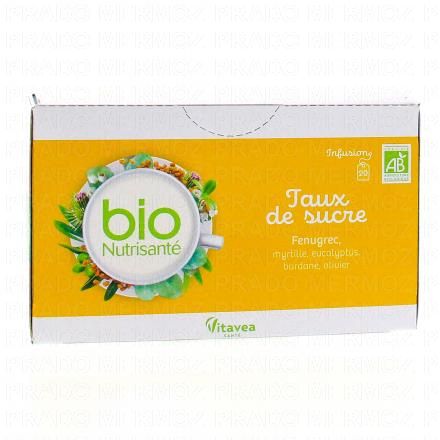 VITAVEA Infusion bio r&eacute;gulation des sucres 20 sachets
