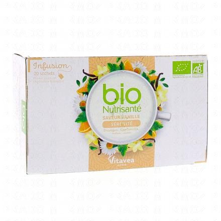 VITAVEA Infusion bio sérénité saveur vanille x20 sachets
