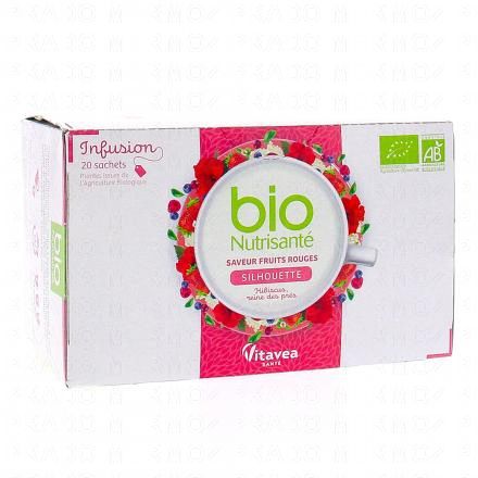 VITAVEA Infusion bio silhouette saveur fruits rouges x20 sachets