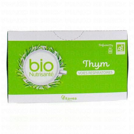 VITAVEA Infusions bio 100% naturelle infusion thym 20 sachets