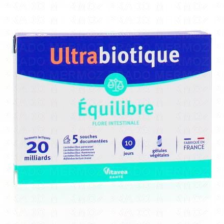 ULTRABIOTIQUE &Eacute;quilibre 10 g&eacute;lules v&eacute;g&eacute;tales