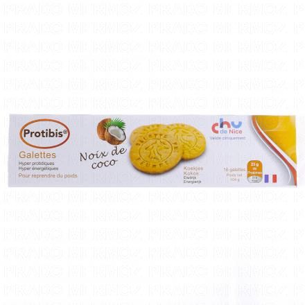 PROTIBIS Galettes Noix de Coco 104g