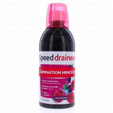 NUTROEV Speed draineur Elimination Minceur Goût Fruits Rouges