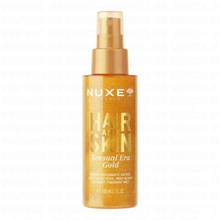 NUXE Hair and Skin "Sensual Era Gold" Brume parfumante nacrée corps et cheveux 100ml