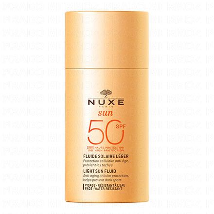NUXE Sun Fluide l&eacute;ger haute protection SPF 50 visage flacon 50ml
