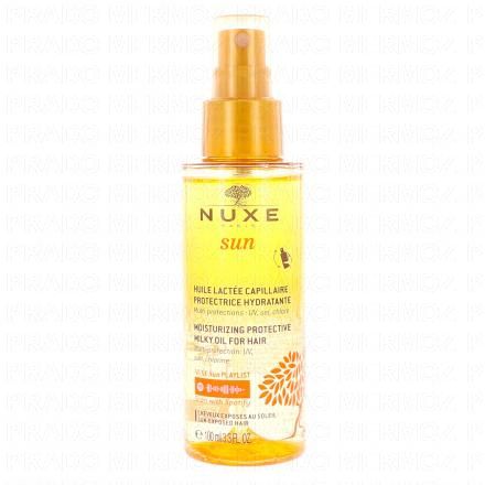 NUXE Sun Huile lact&eacute;e capillaire protectrice hydratante