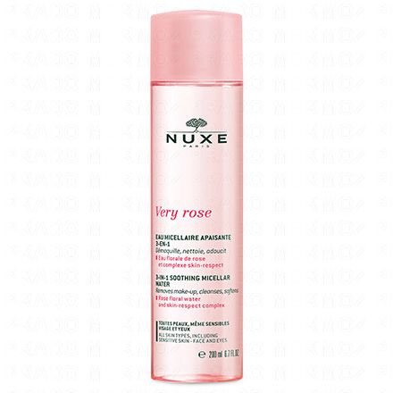 NUXE Very Rose Eau micellaire Apaisante 3-en-1 (flacon 200ml)